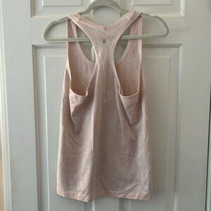 Lululemon Swiftly Tech High Neck Tank Racerback Size 8 Blush Pink